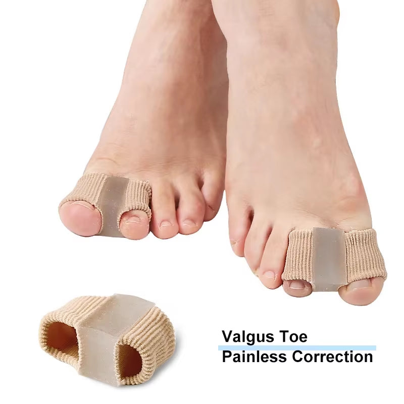 Hallux Valgus Corrector Foot Adjuster Care Silicone Toe Separator Pain Relief Foot Feet Straightener Overlapping Toe Separator