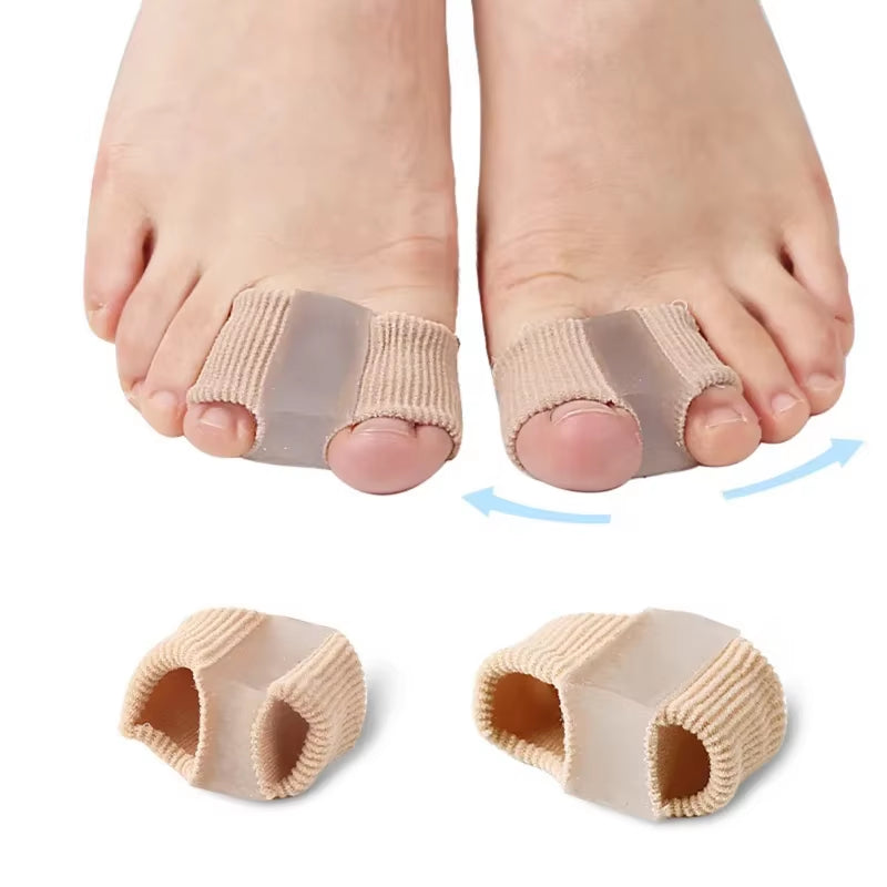 Hallux Valgus Corrector Foot Adjuster Care Silicone Toe Separator Pain Relief Foot Feet Straightener Overlapping Toe Separator